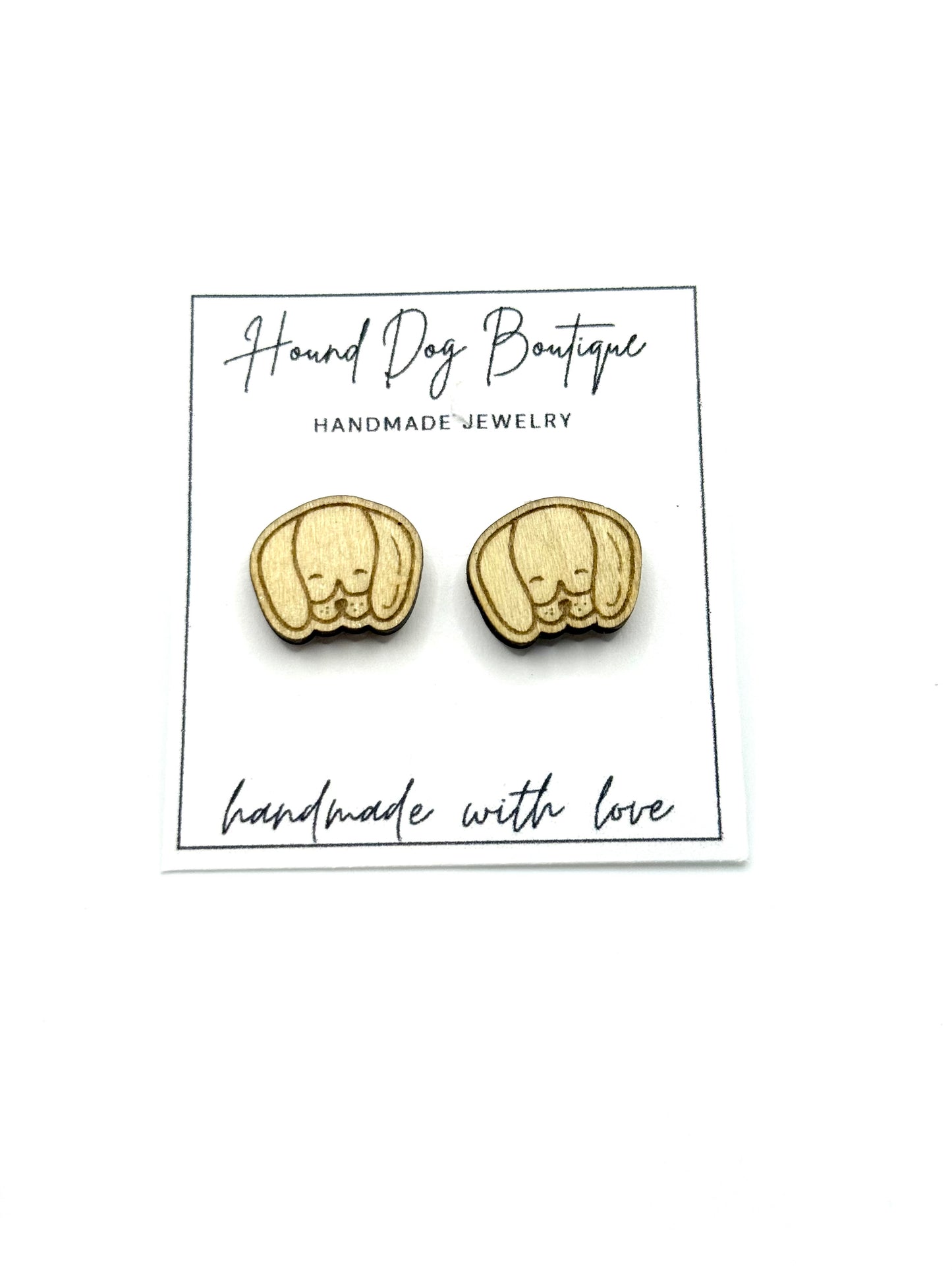 Hound Dog Stud Earrings