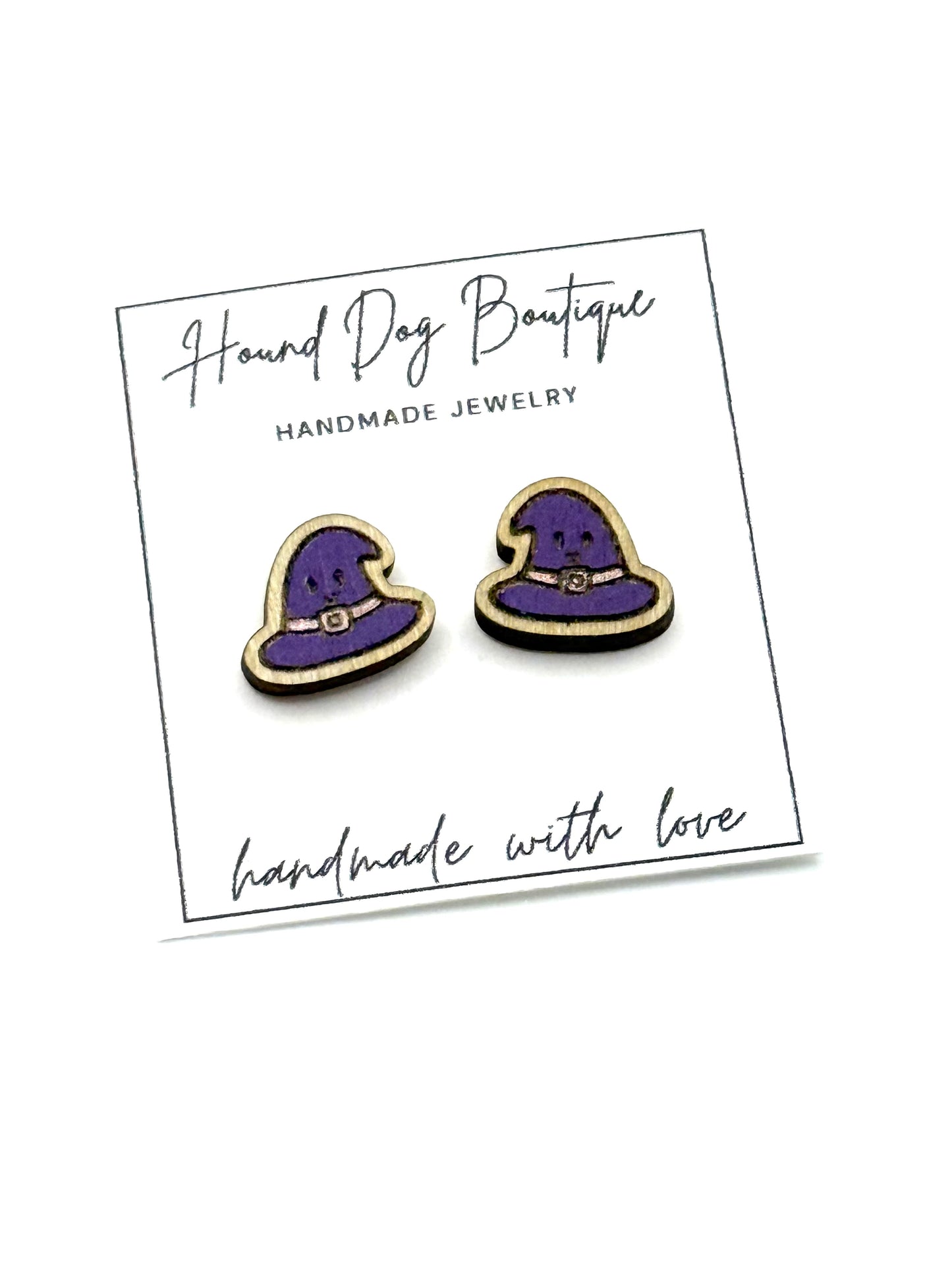 Witch Hat Earrings