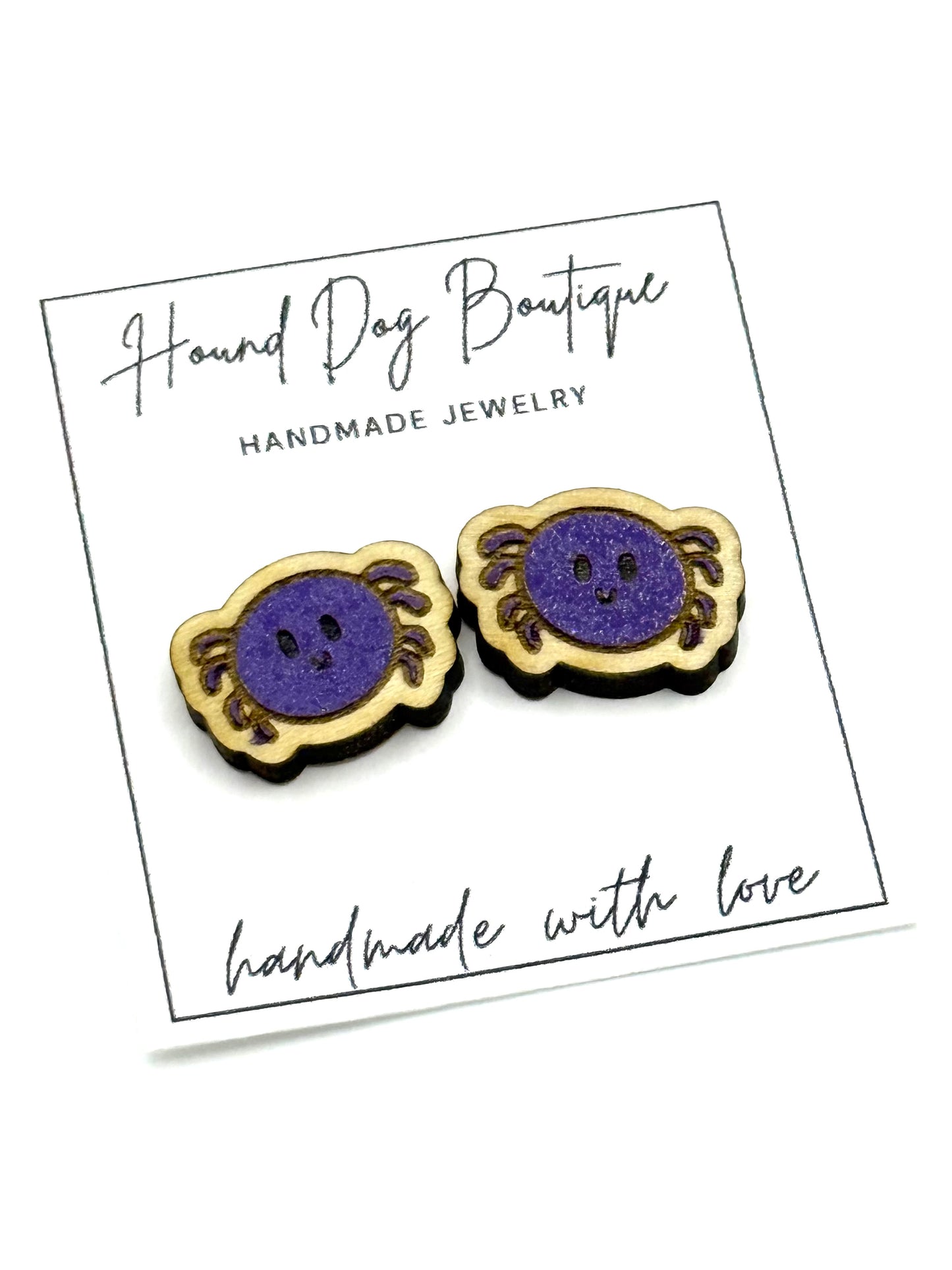 Halloween Spider Earrings