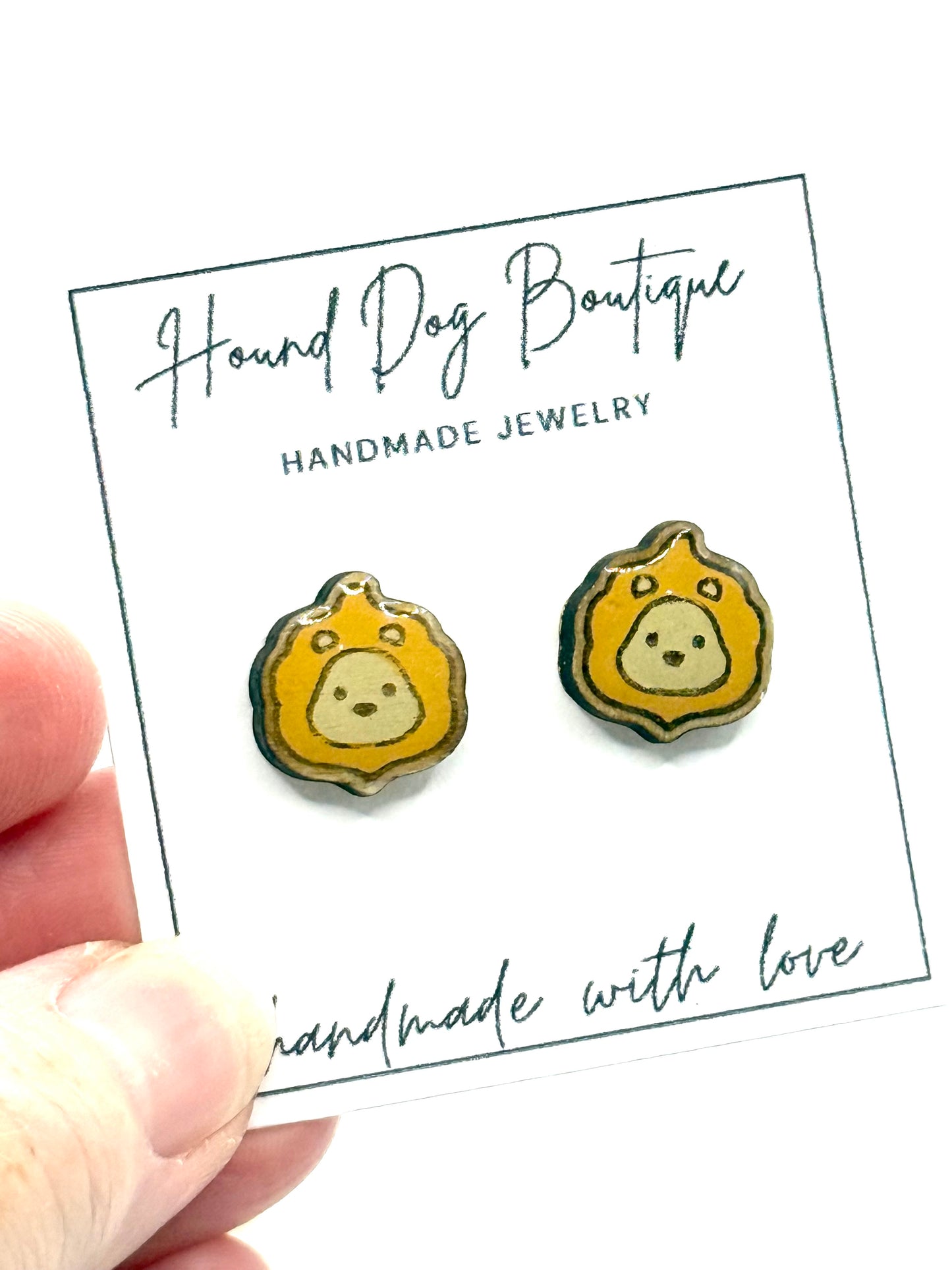 Lion Earrings
