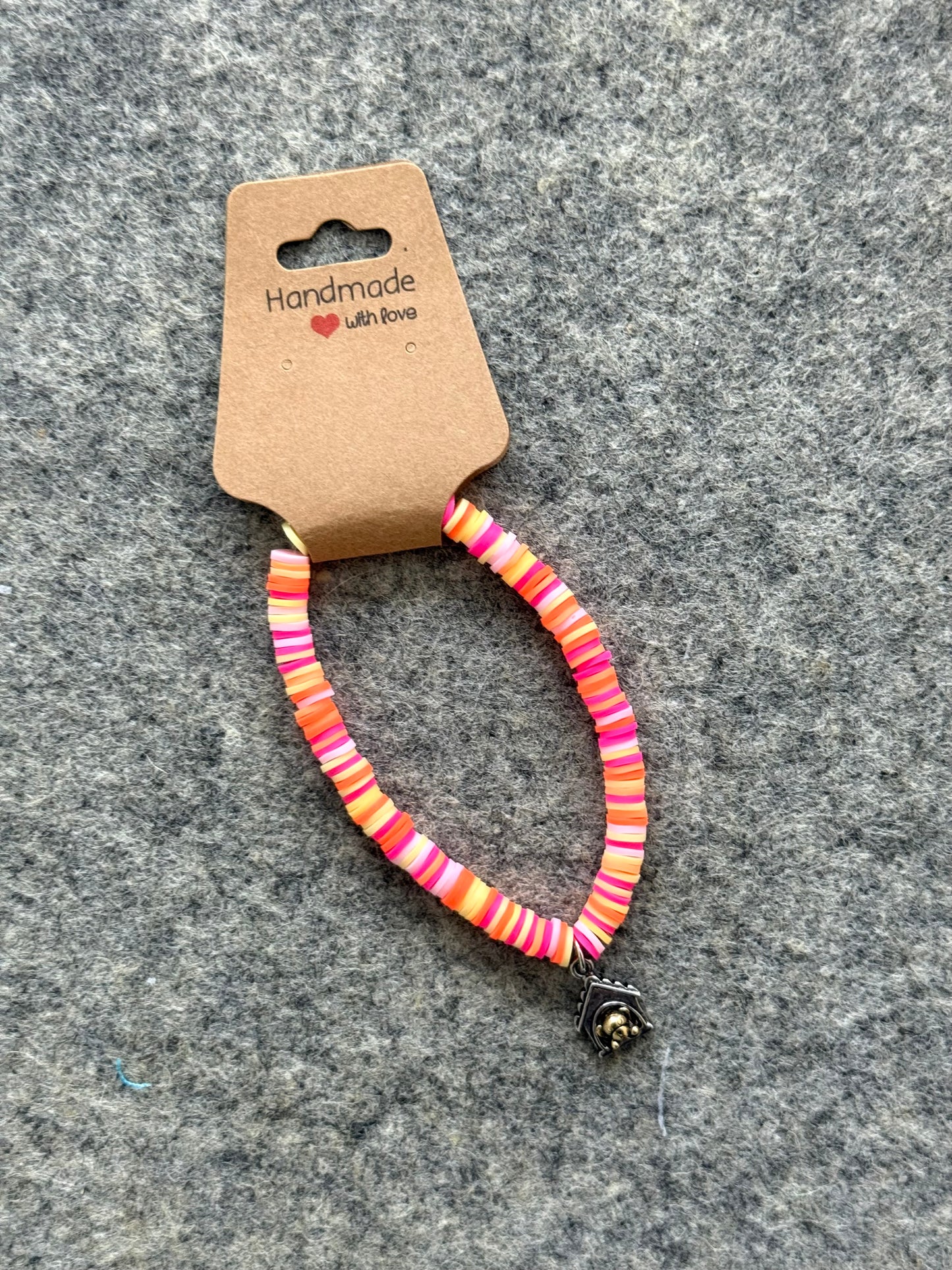 Summer Clay Bead Charm Bracelet - Doghouse