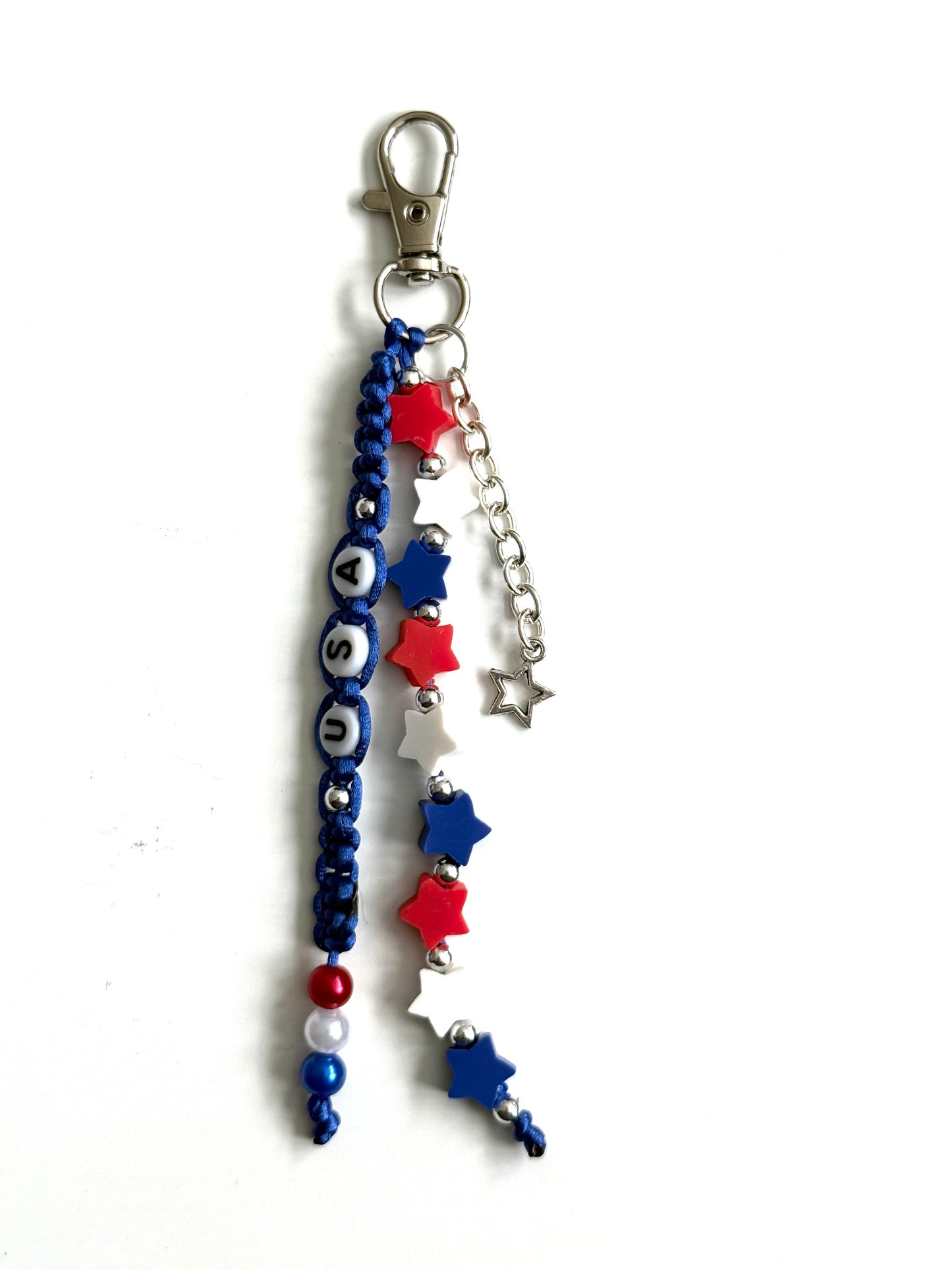4th of July Keychain - USA