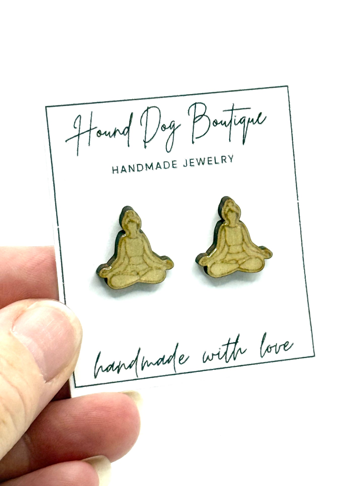 Lotus Pose Yoga Earrings