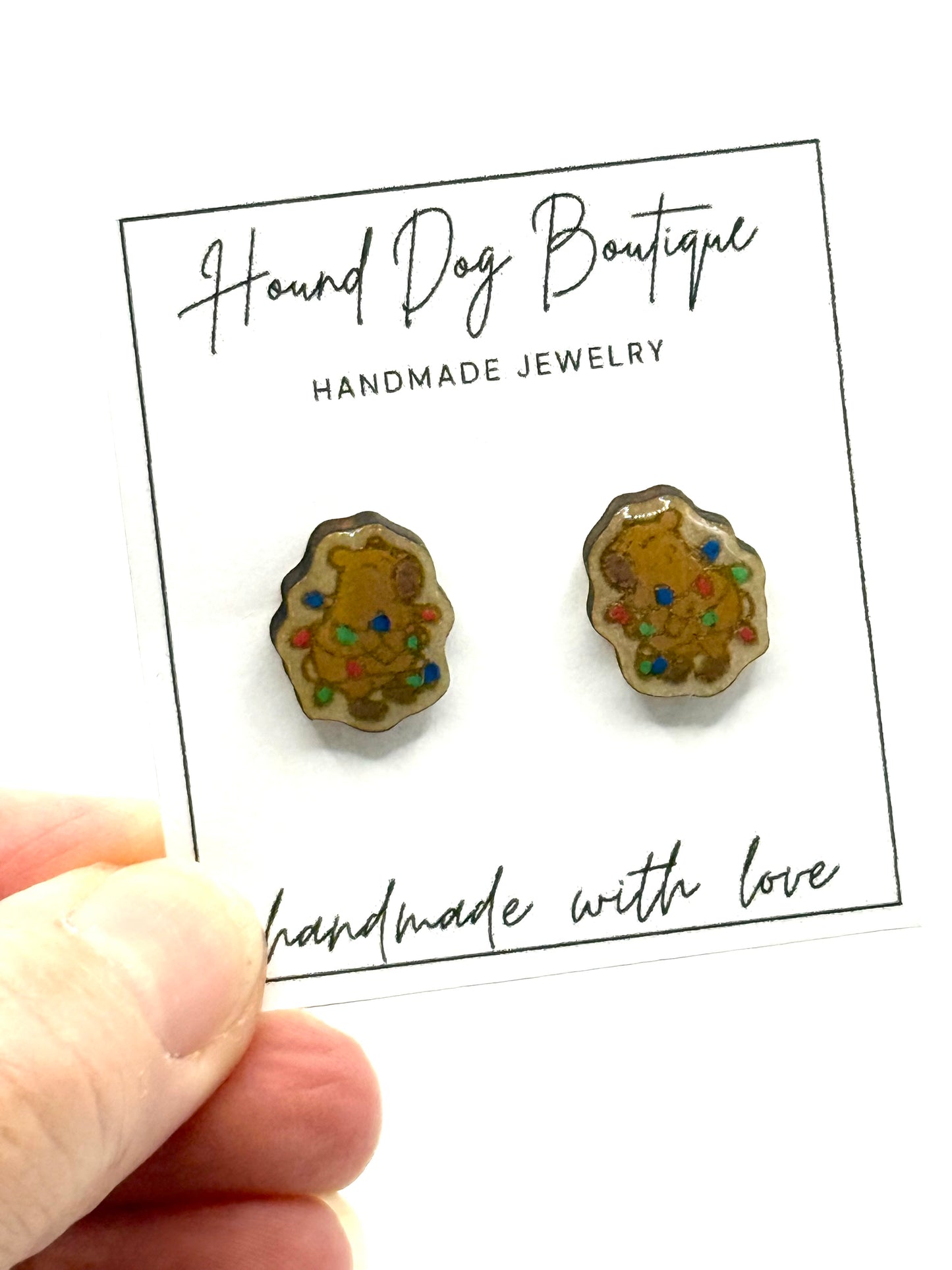 Capybara with Lights Earrings