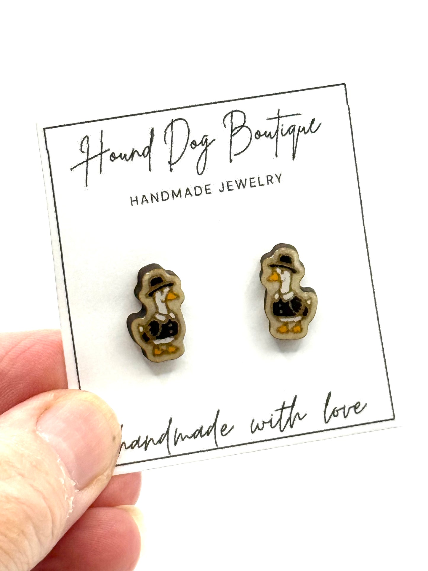 Goose Dressed Up Earrings