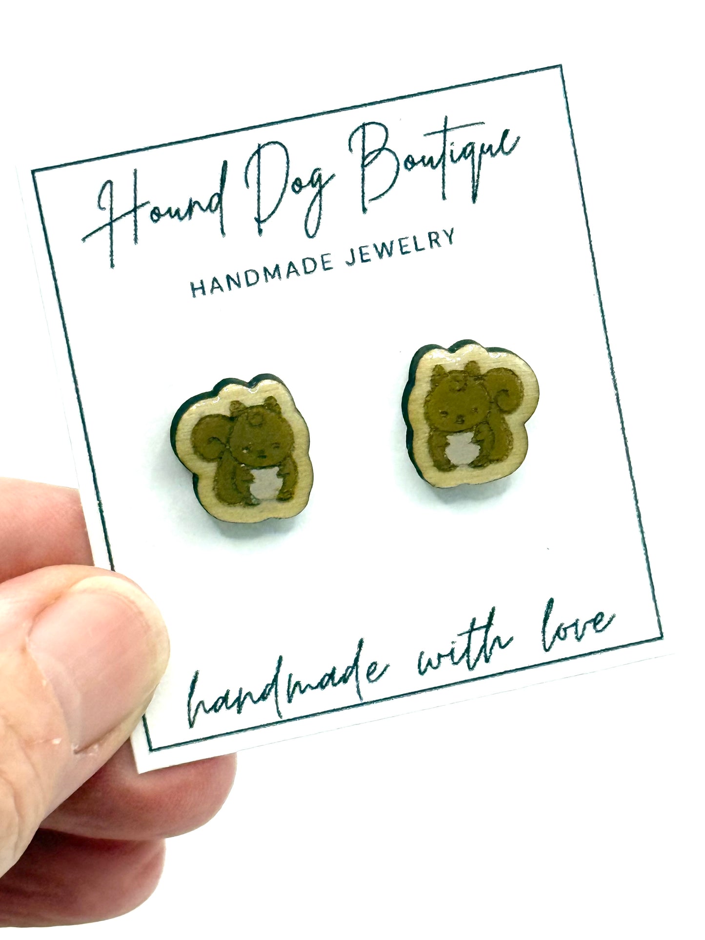Baby Squirrel Earrings
