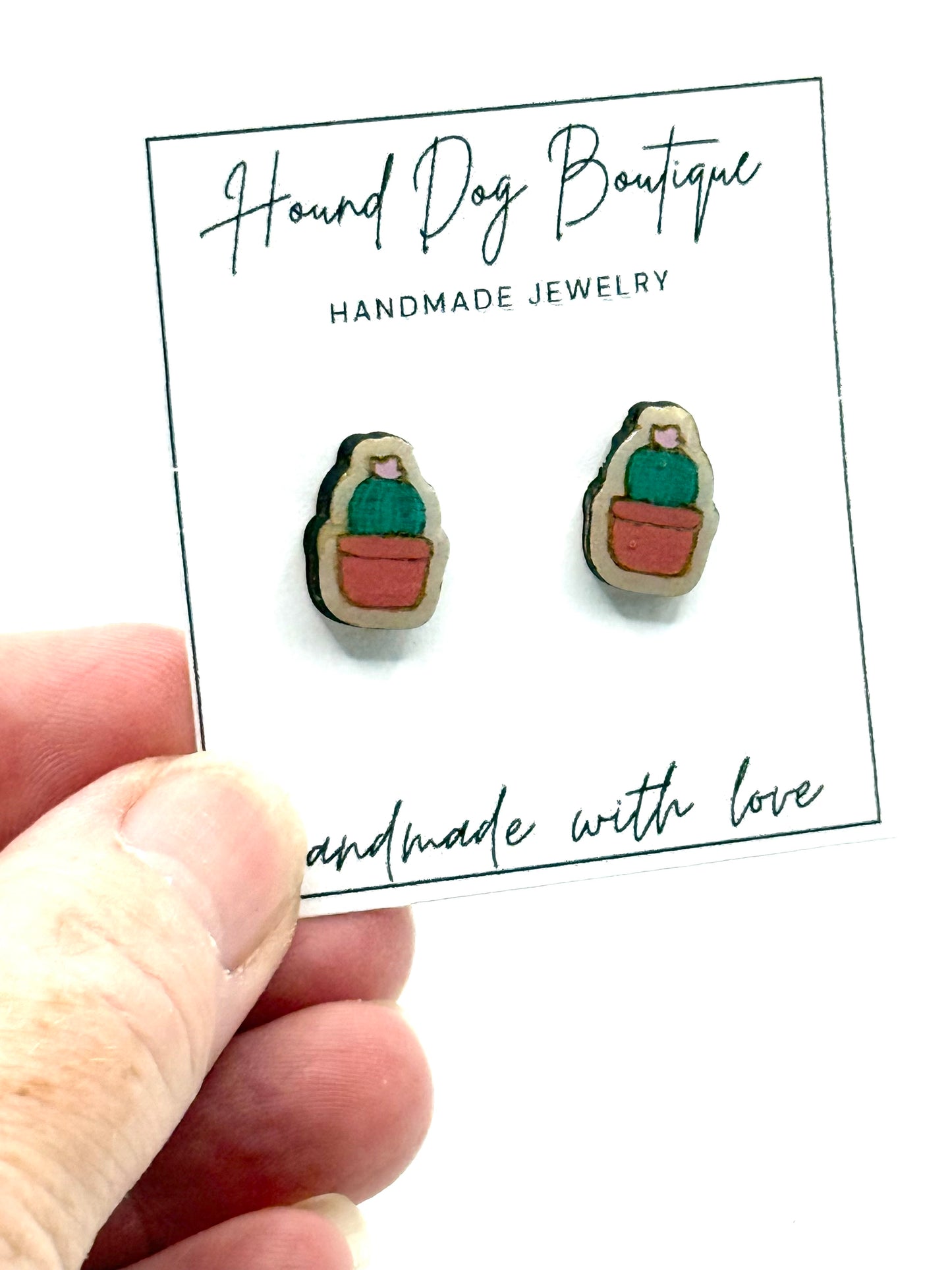 Flowering Cactus Earrings