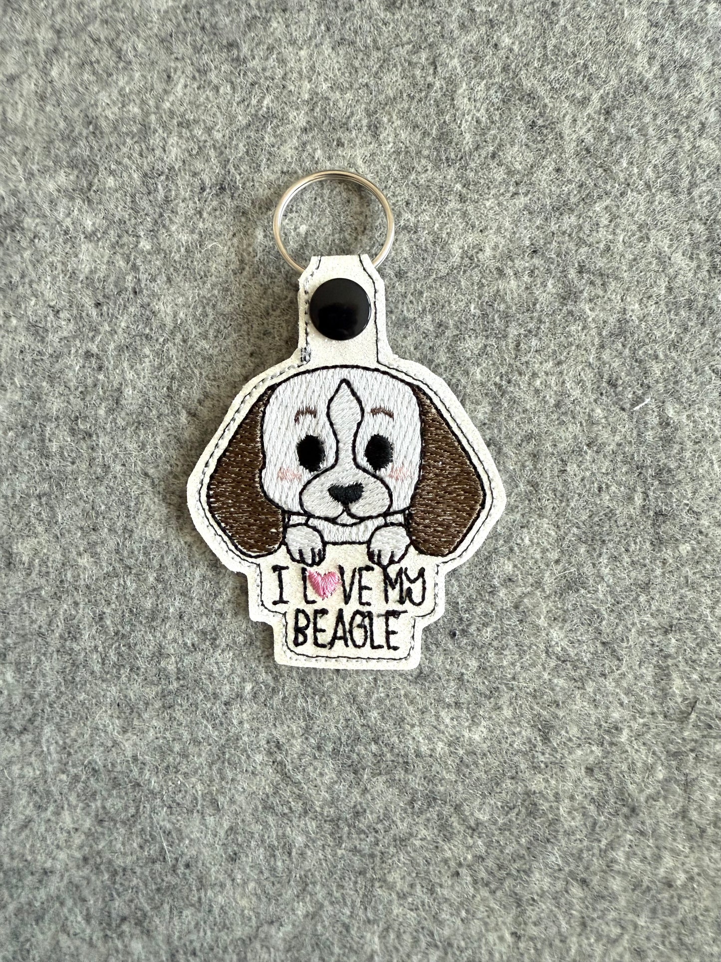I Love My (Breed) Key Chain - Small