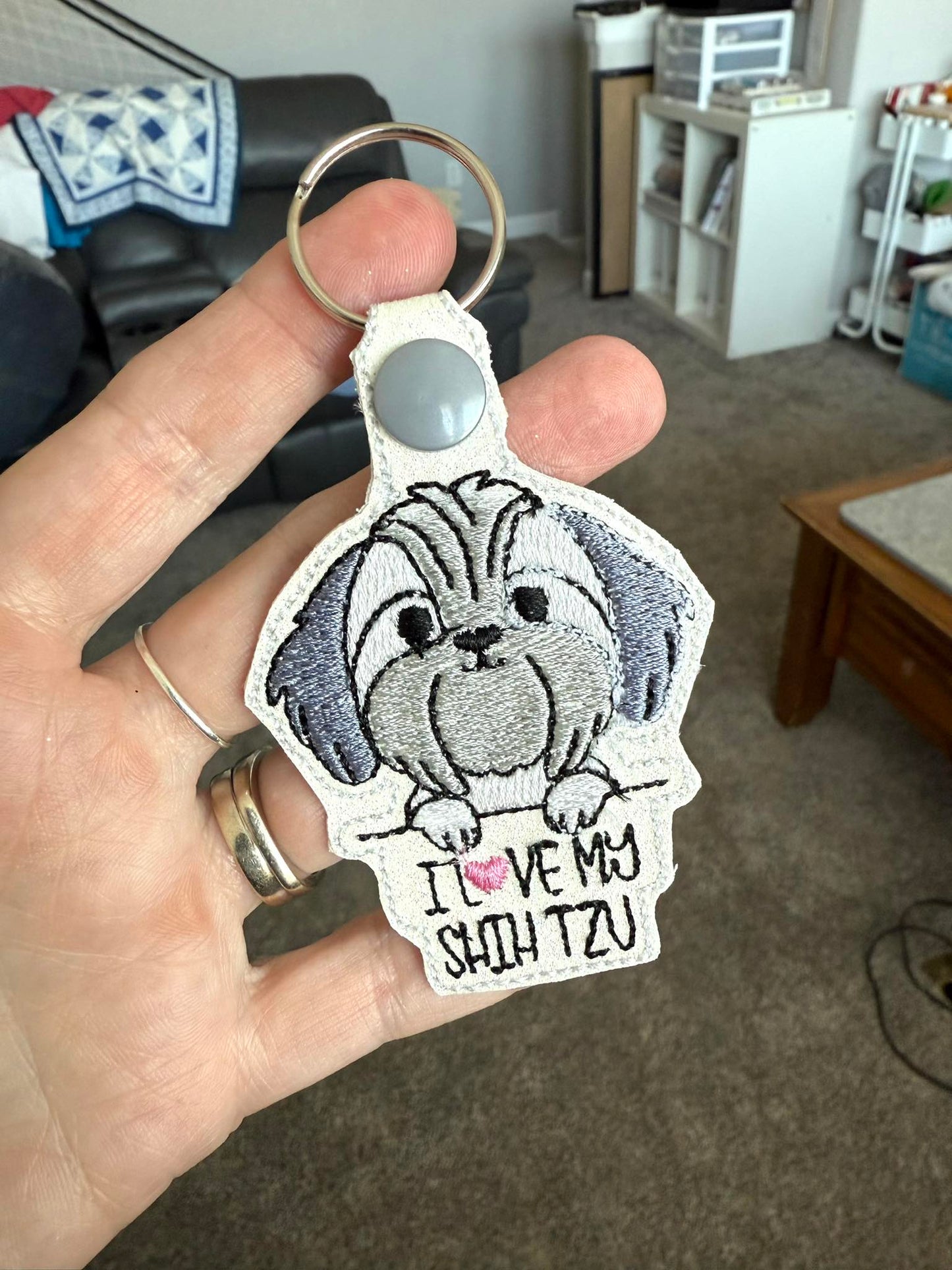 I Love My (Breed) Key Chain - Small