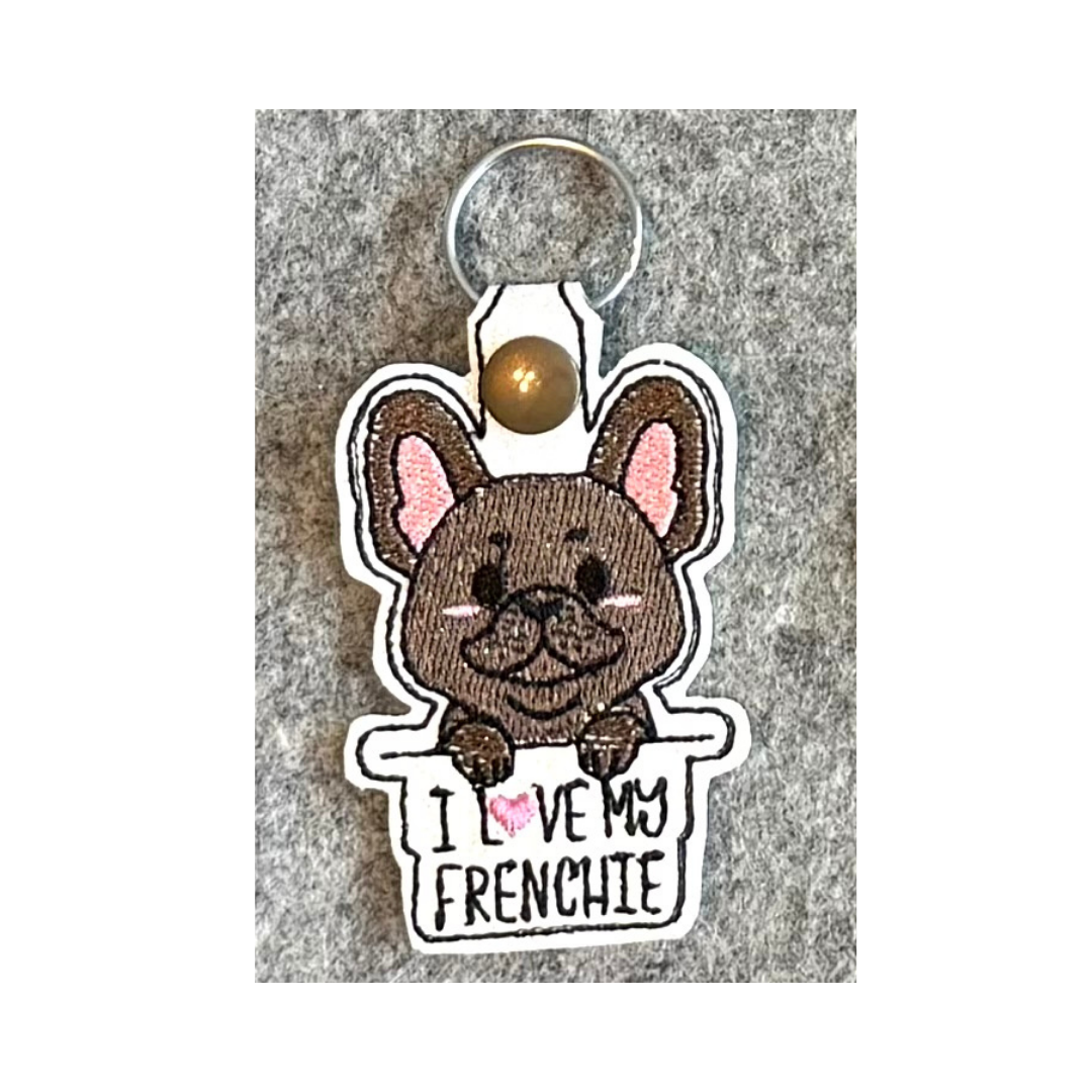 I Love My (Breed) Key Chain - Large