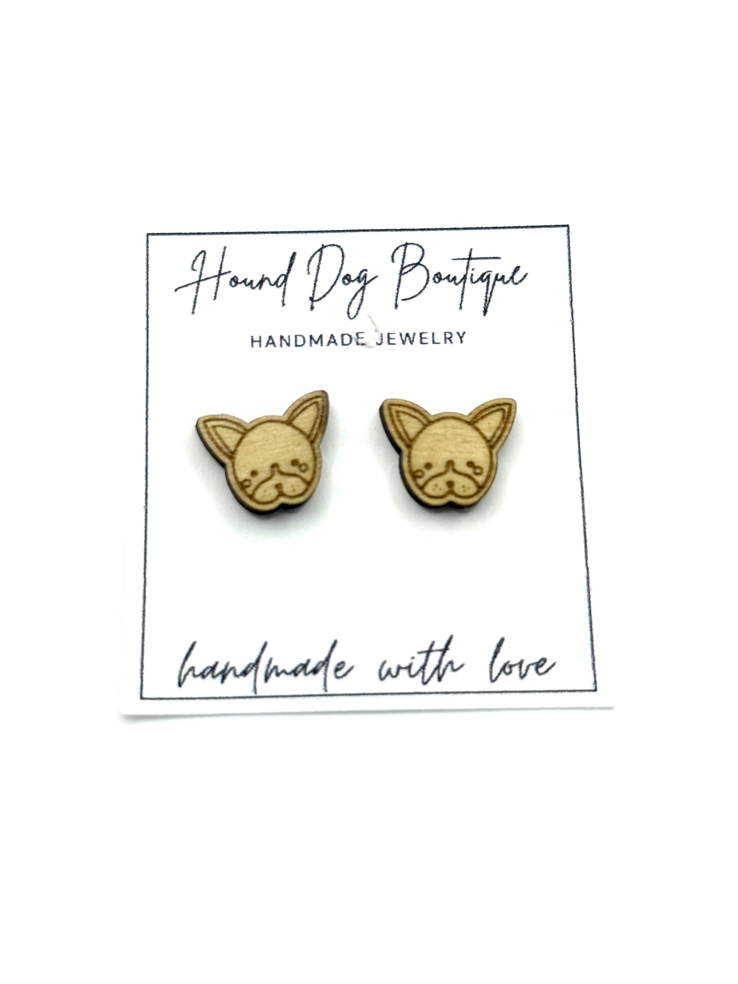 Chihuahua Stud Earrings