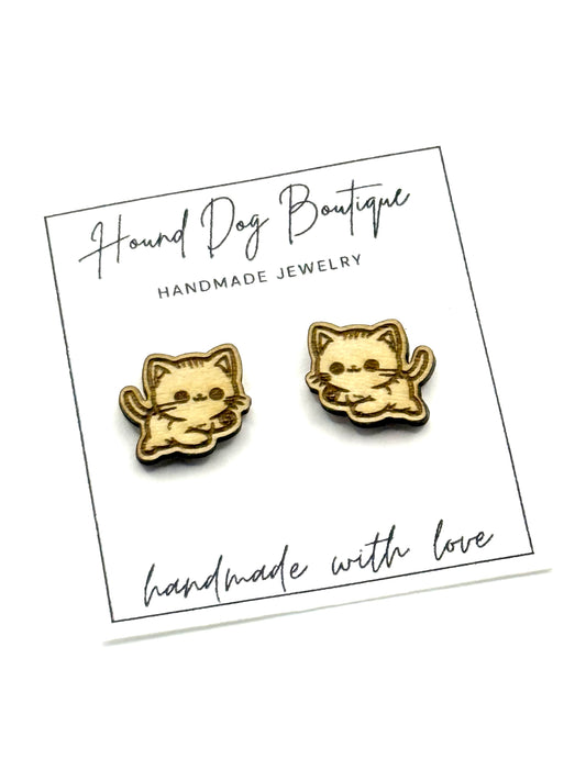 Playful Kittens Earrings