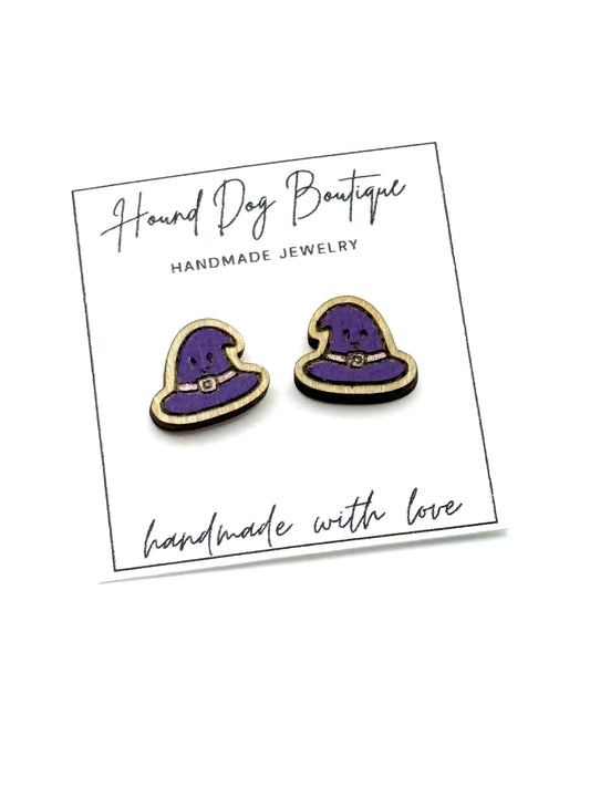 Witch Hat Earrings