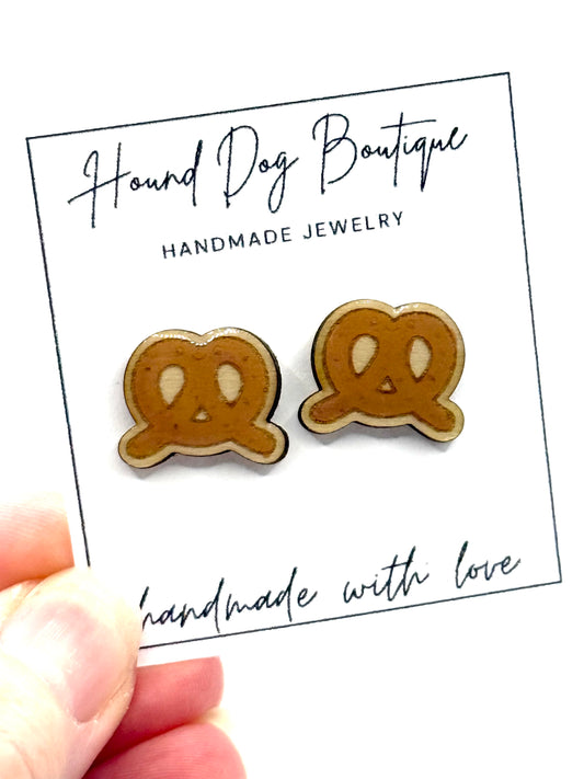 Pretzel Earrings