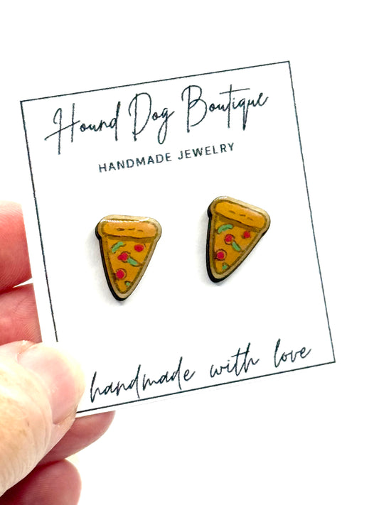 Pizza Earrings