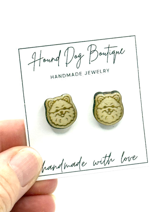 Pomeranian Earrings