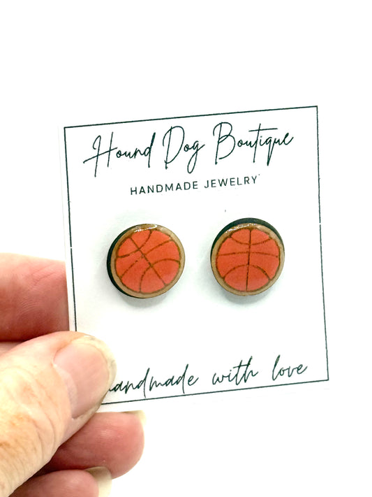 Basketball Earrings