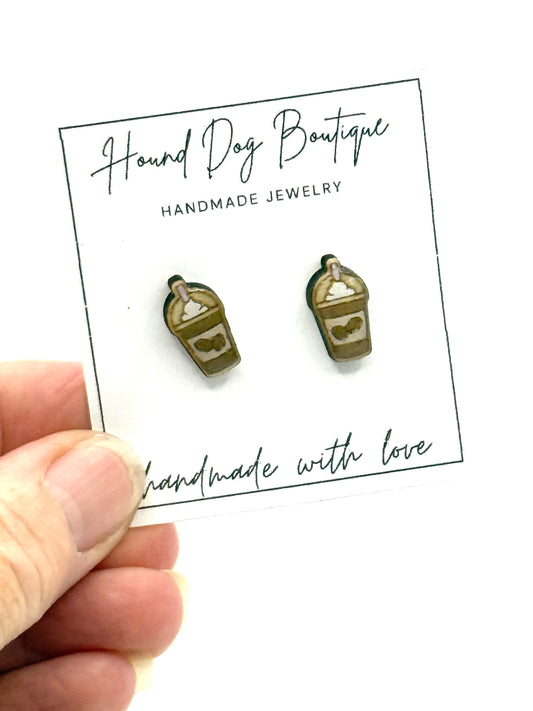Iced Coffee Earrings