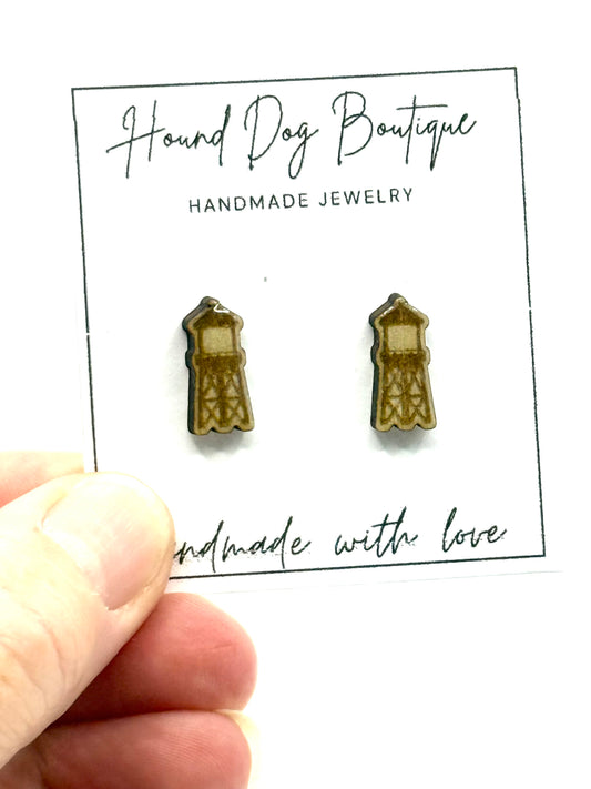 Water Tower Earrings