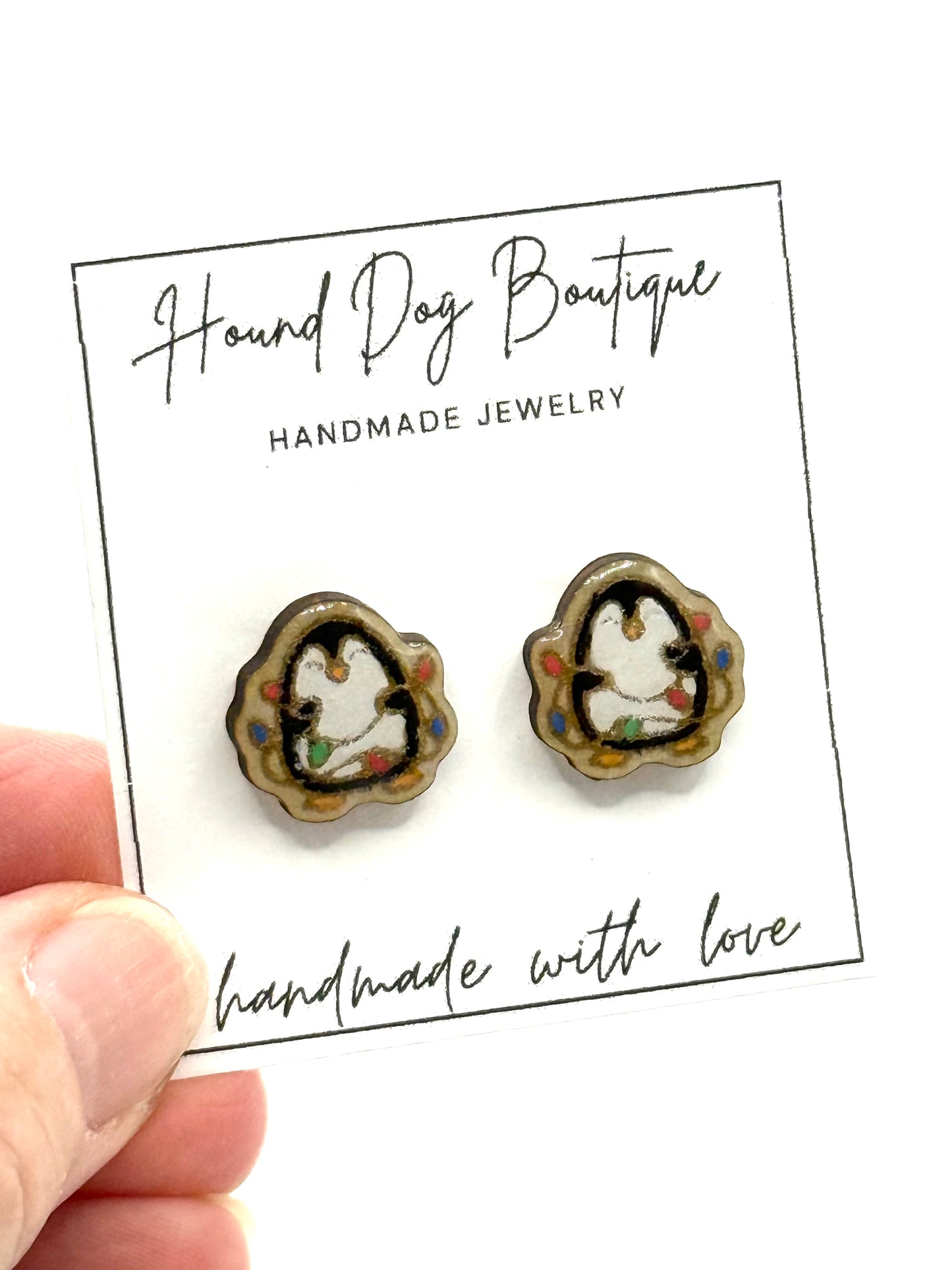 Penguin with Lights Earrings