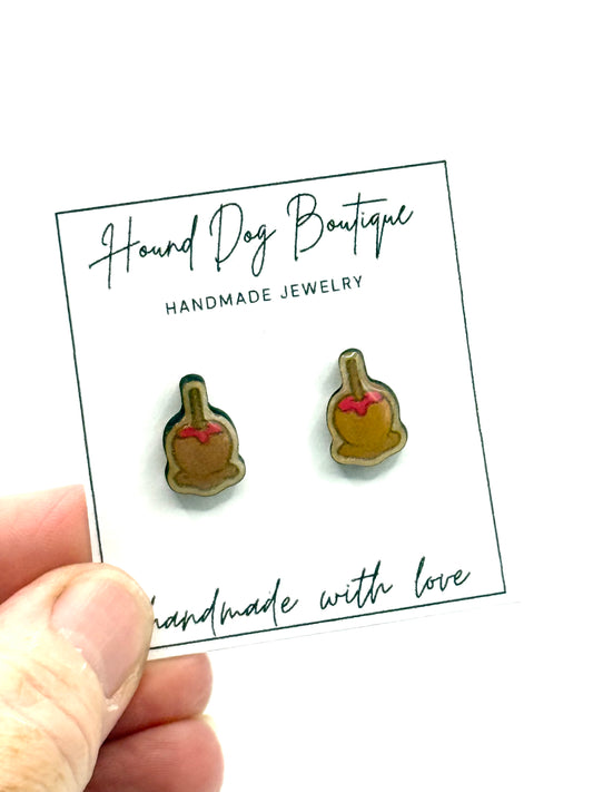 Candy Apple Earrings