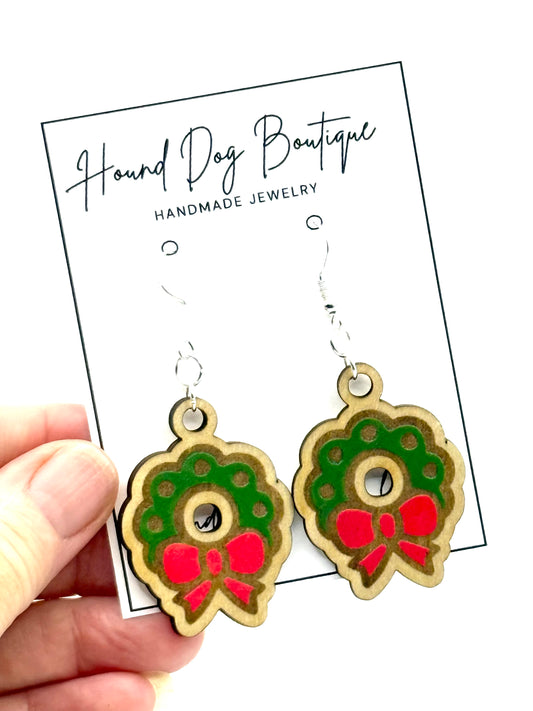 Wreath Dangle Earrings