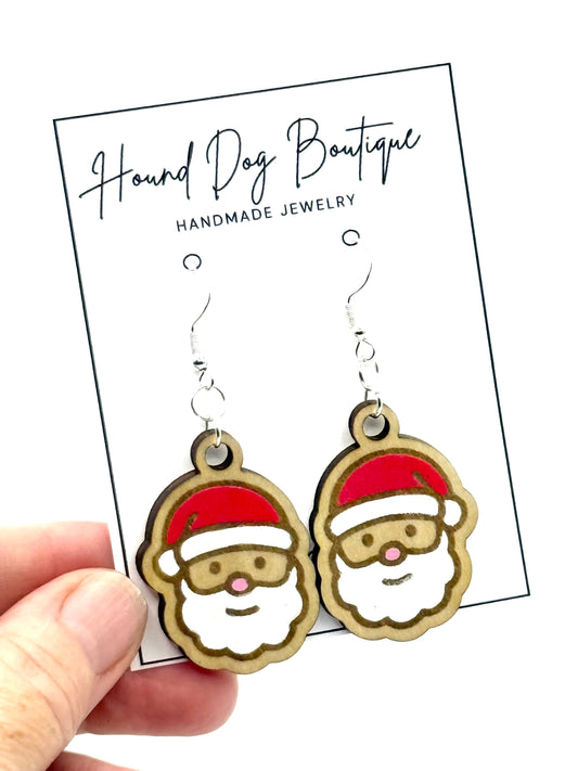 Santa Dangle Earrings