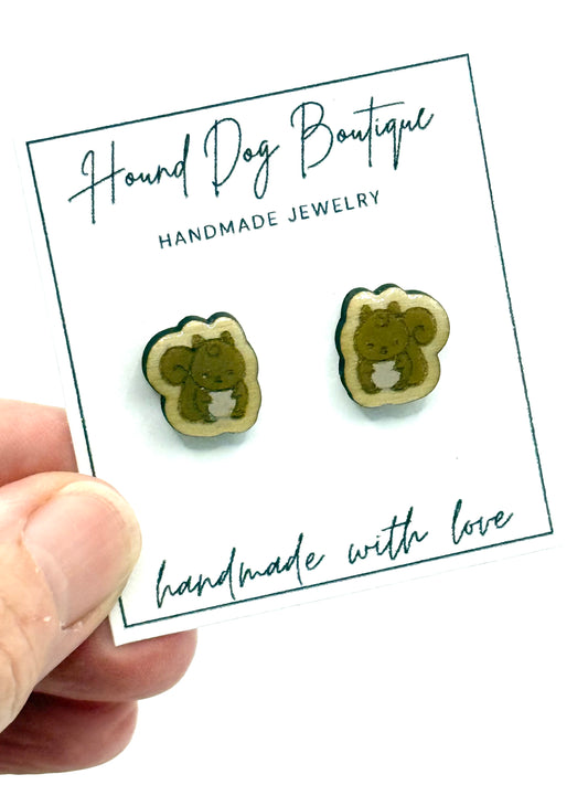 Baby Squirrel Earrings