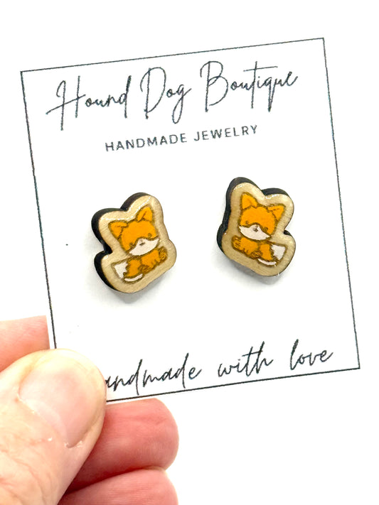 Baby Fox Earrings