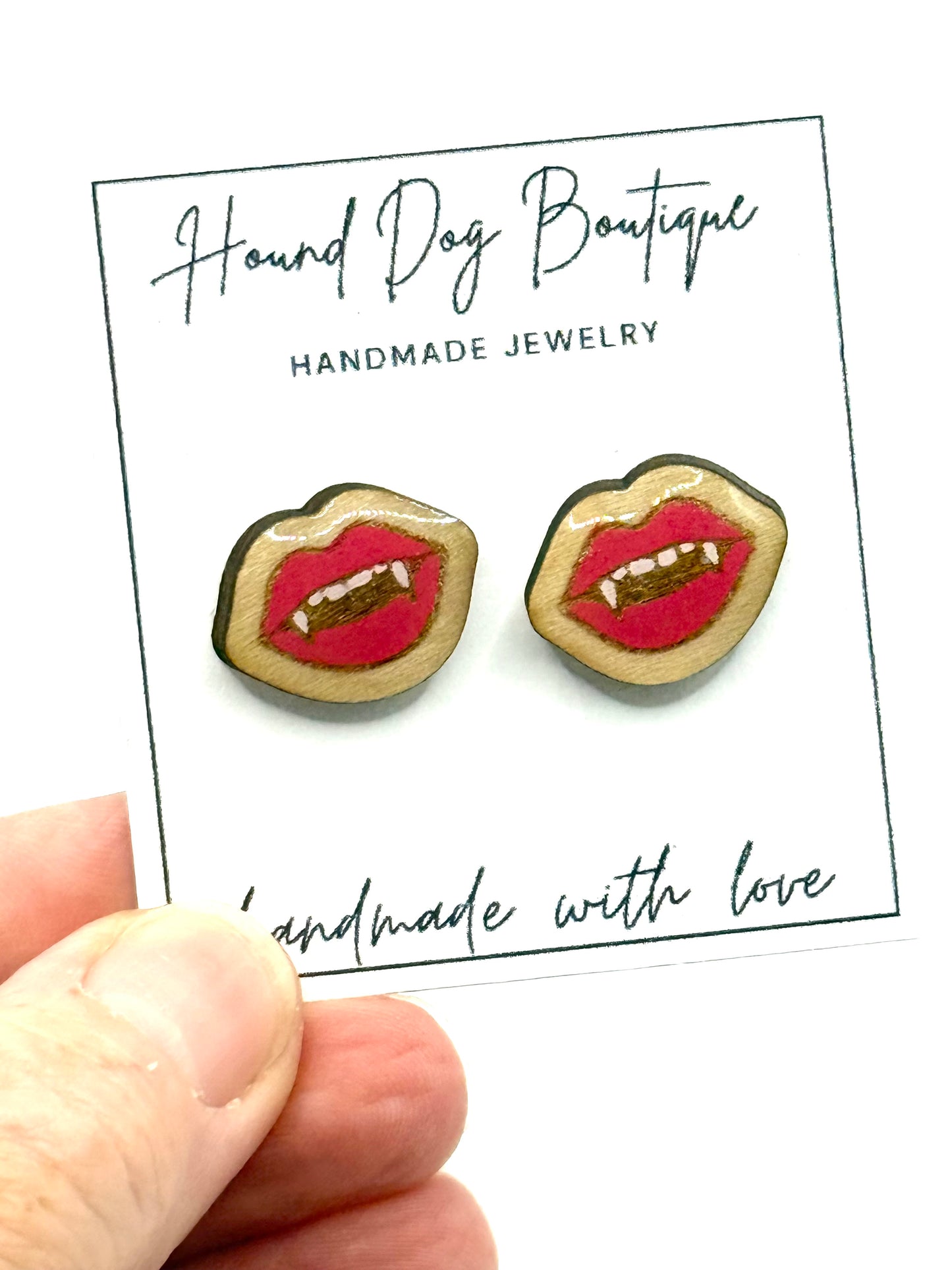 Vampire Teeth Earrings