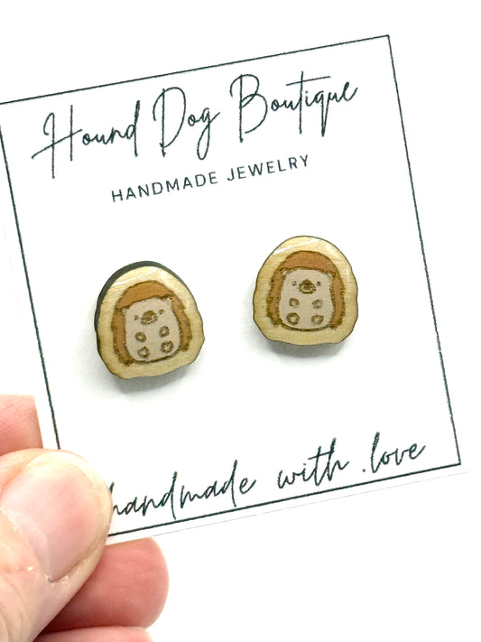 Baby Hedgehog Earrings