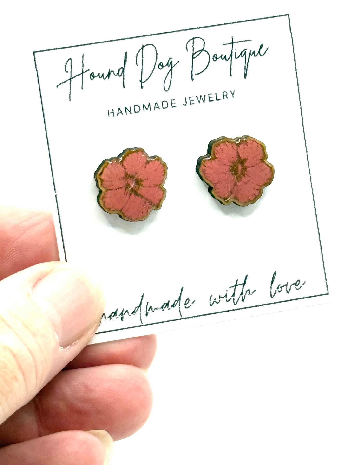 Hibiscus Earrings