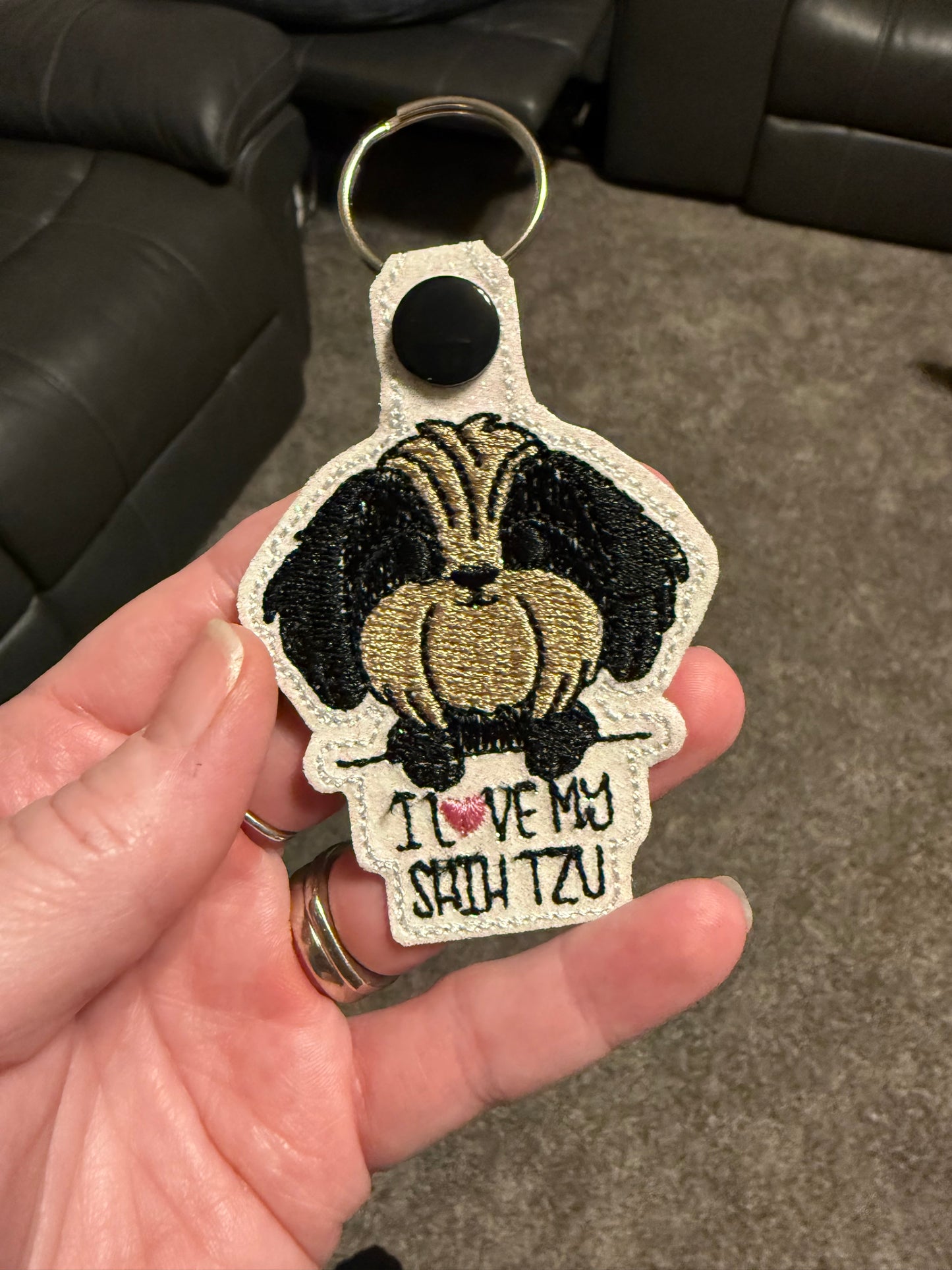 I Love My (Breed) Key Chain - Small