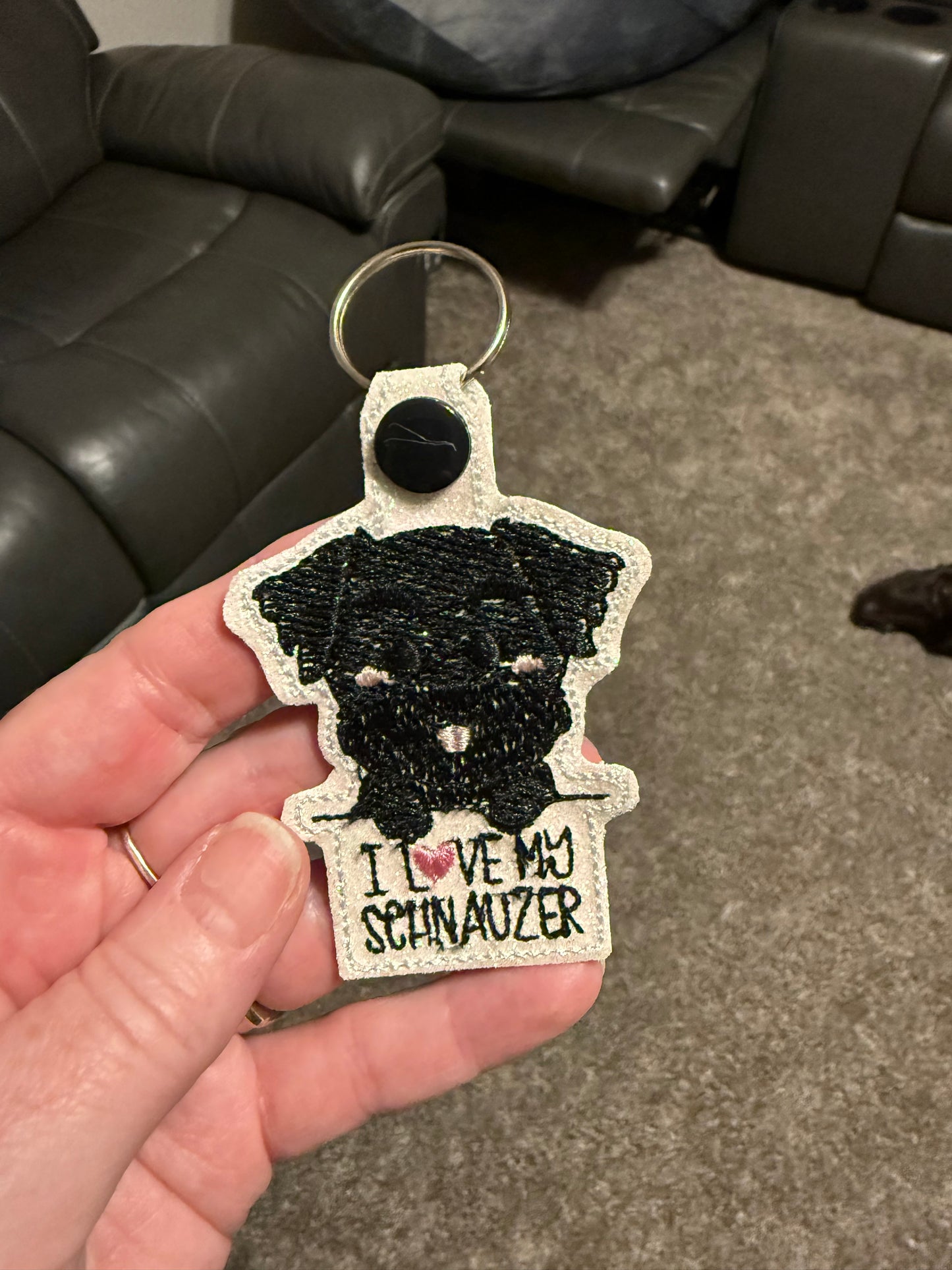 I Love My (Breed) Key Chain - Large